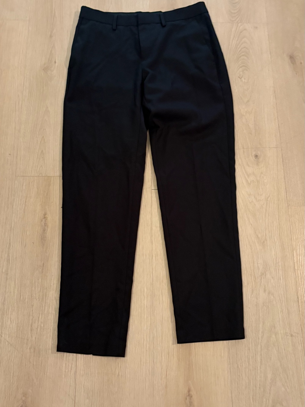 Haggar Men's Black Dress Pants - Slim Stretch